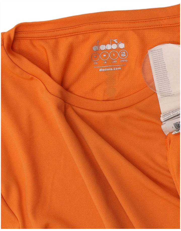 Diadora Herren T-Shirt Top Mittelorange Polyester
