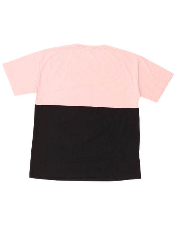 Fred Perry Mädchen-T-Shirt mit Grafik, 15–16 Jahre, mehrfarbig, Farbblock