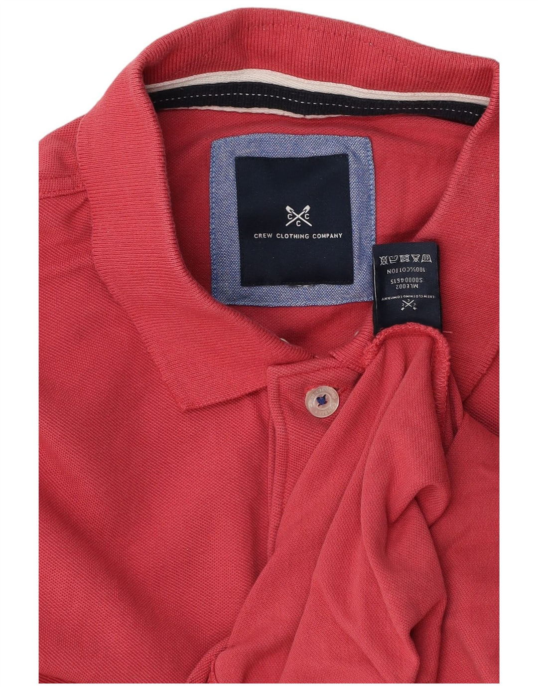 CREW CLOTHING Herren-Poloshirt aus mittelrosa Baumwolle