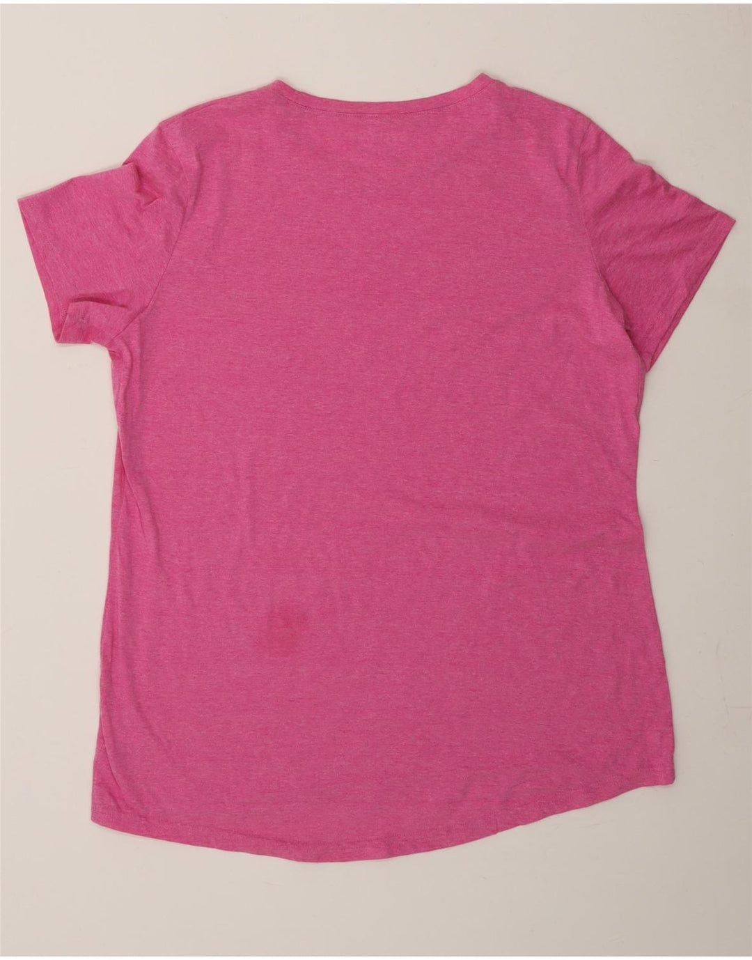 REEBOK Womens T-Shirt Top UK 18 XL Pink Flecked Polyester Vintage Reebok and Second-Hand Reebok from Messina Hembry 