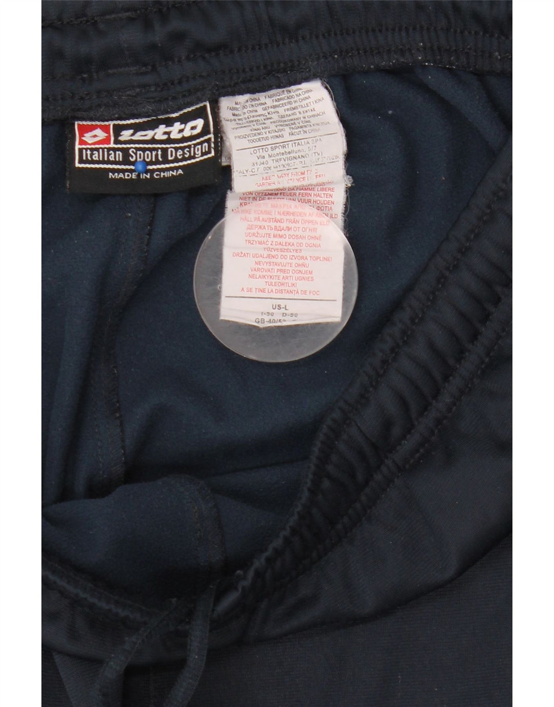 Lotto Herren-Trainingshose, groß, marineblau, Polyester