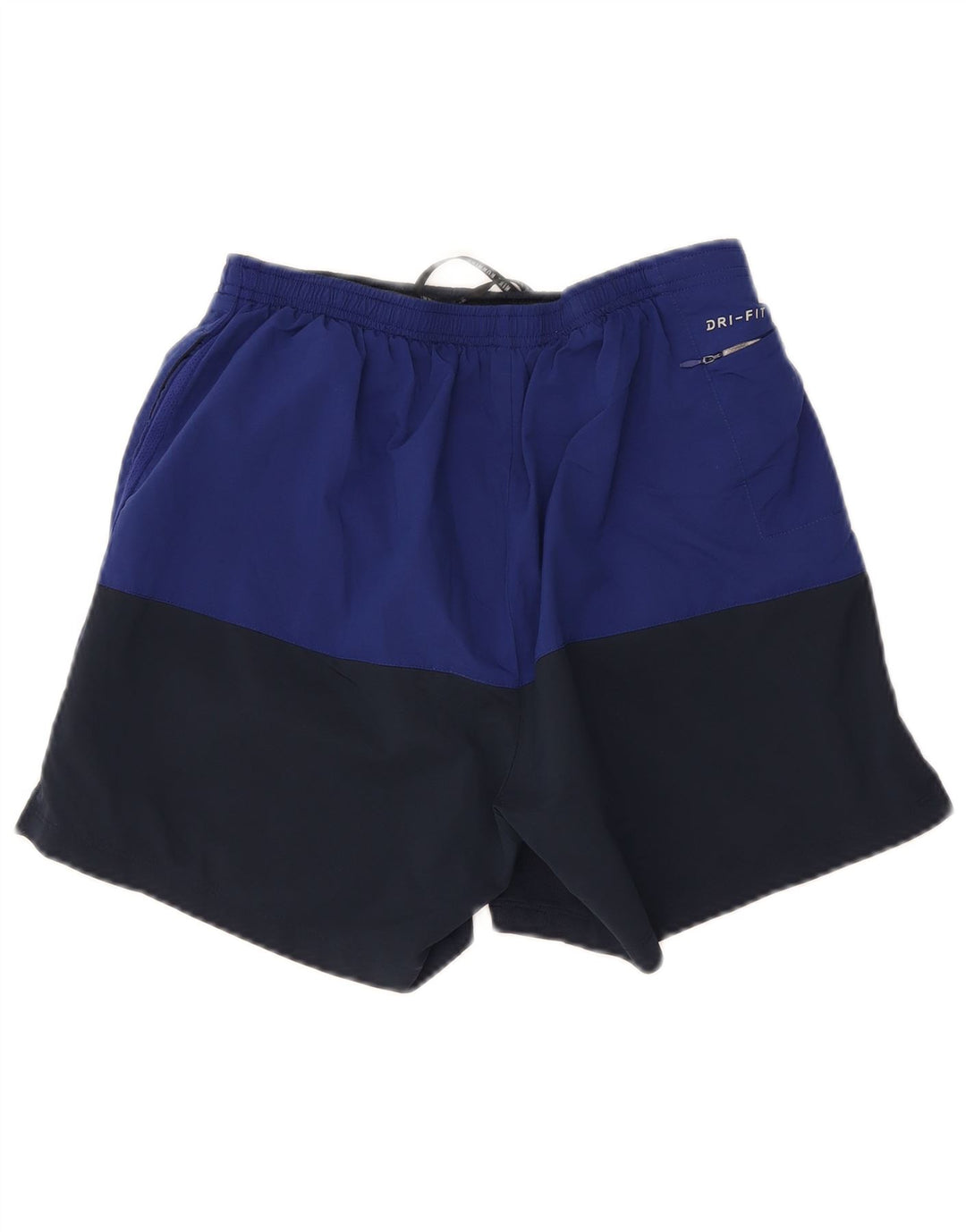 Nike Herren-Dri-Fit-Sportshorts, Mittelgroßes Marineblau-Farbblock-Polyester
