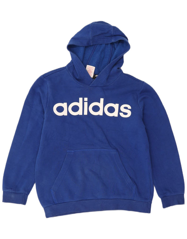 Adidas Jungen Graphic Hoodie Pullover 11-12 Jahre Blau Sport