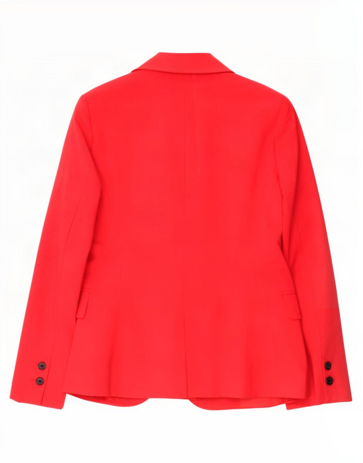 Zara Damen 1-Knopf-Blazerjacke EU 36 XS Rosa Polyester