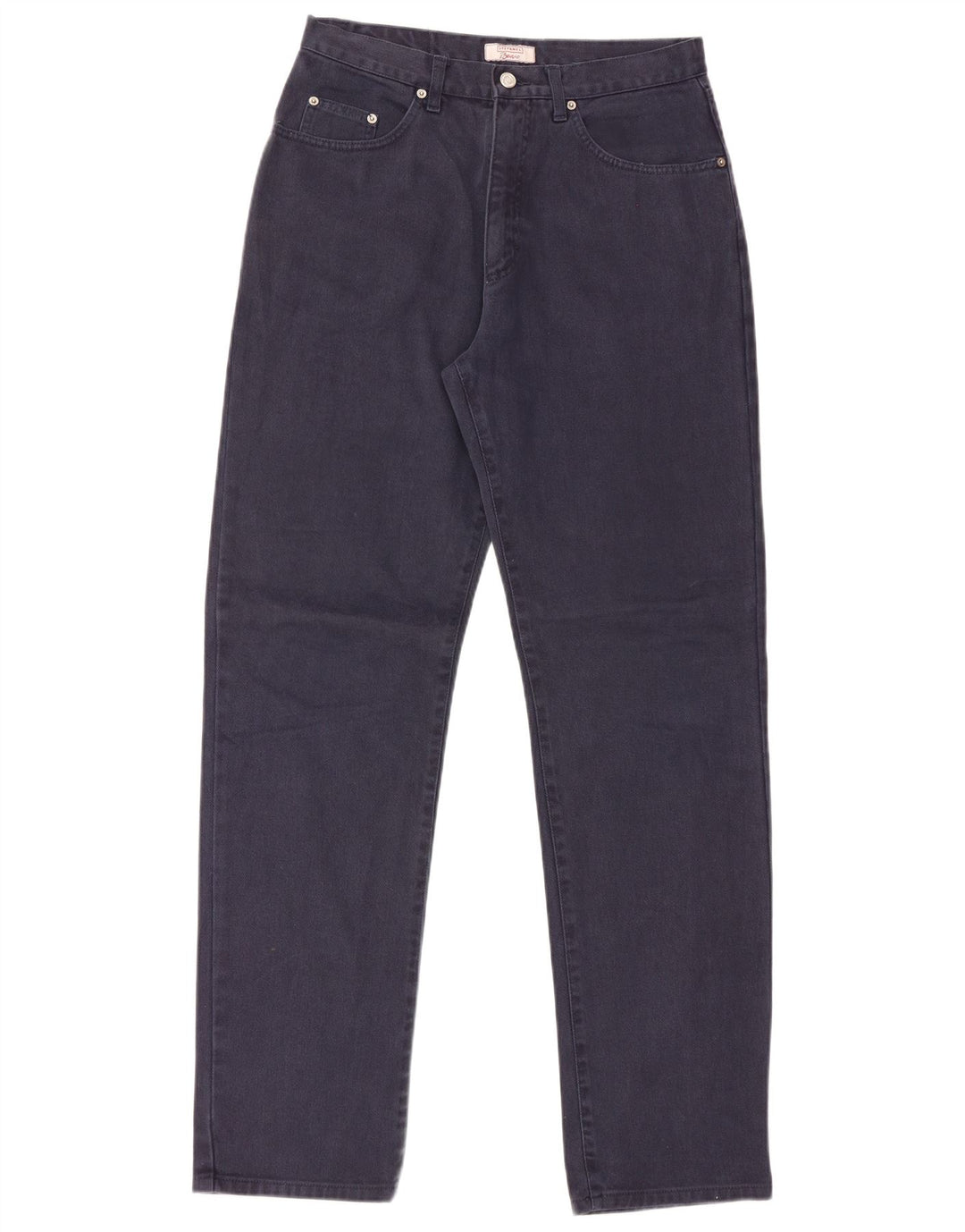 Stefanel Herren Straight Jeans IT 48 Medium W34 L34 Marineblau Baumwolle