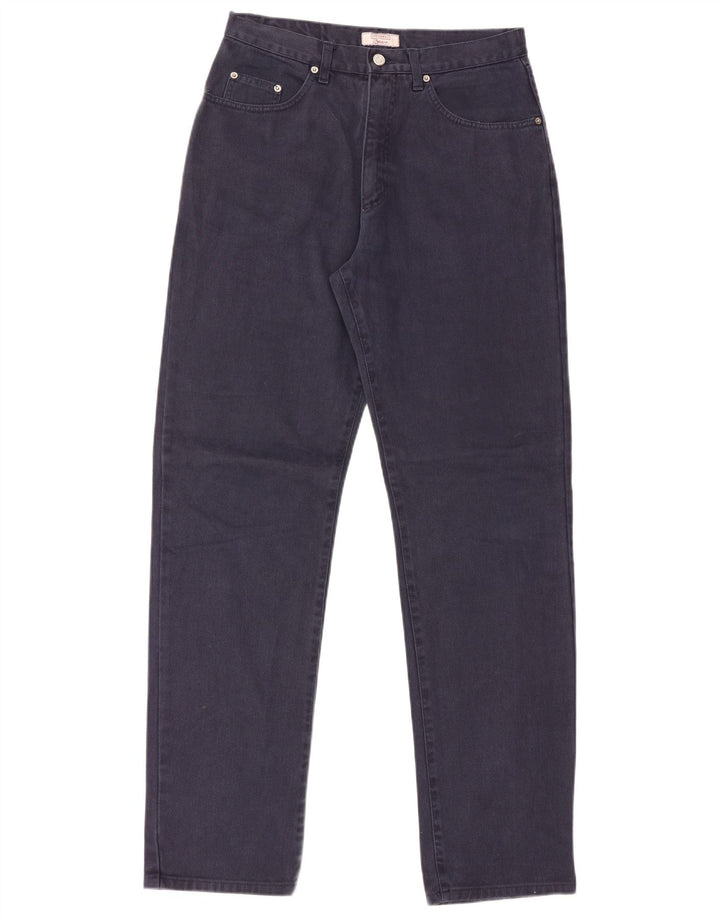 Stefanel Herren Straight Jeans IT 48 Medium W34 L34 Marineblau Baumwolle