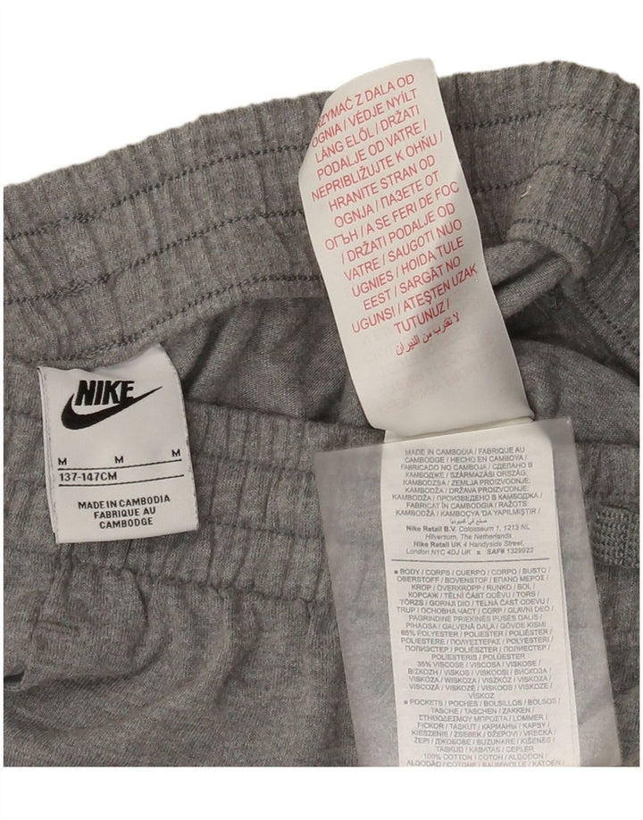 Nike Sportshorts für Jungen, 10–11 Jahre, mittelgraues Polyester