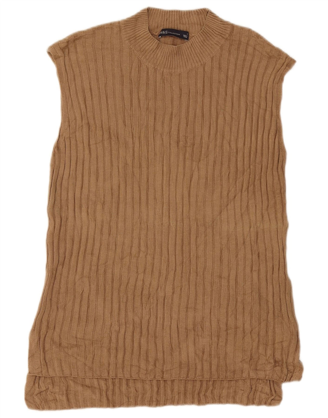Marks & Spencer Damen-Tanktop in Übergröße, Gr. 10, Braun, Viskose