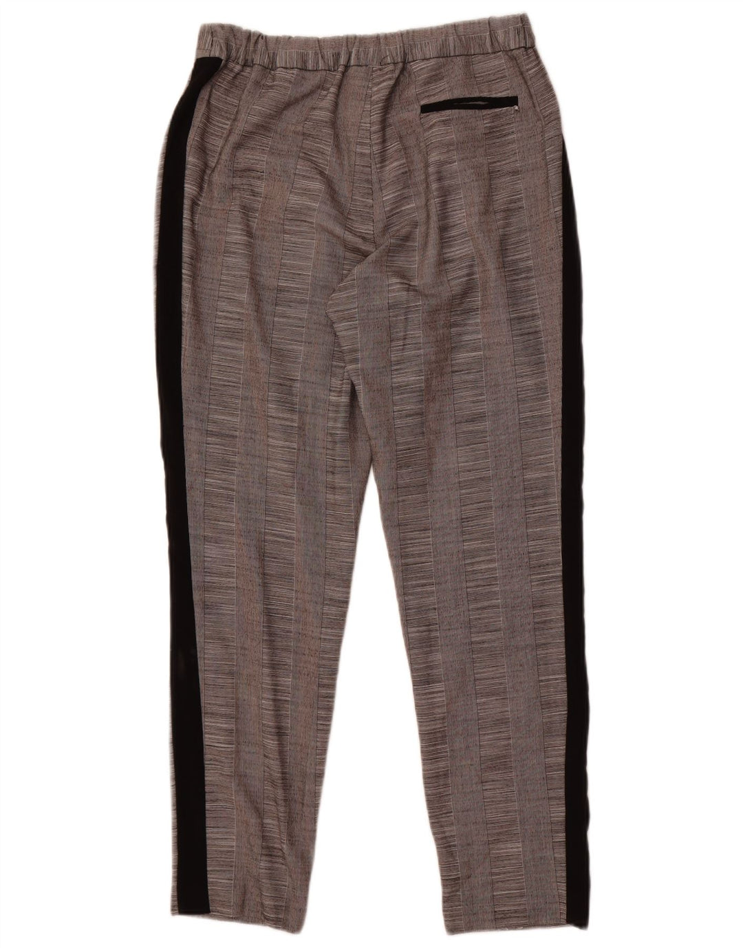 Topshop Damen-Hose mit abstraktem Muster, Freizeithose, Größe S, Größe 28, L28, Grau