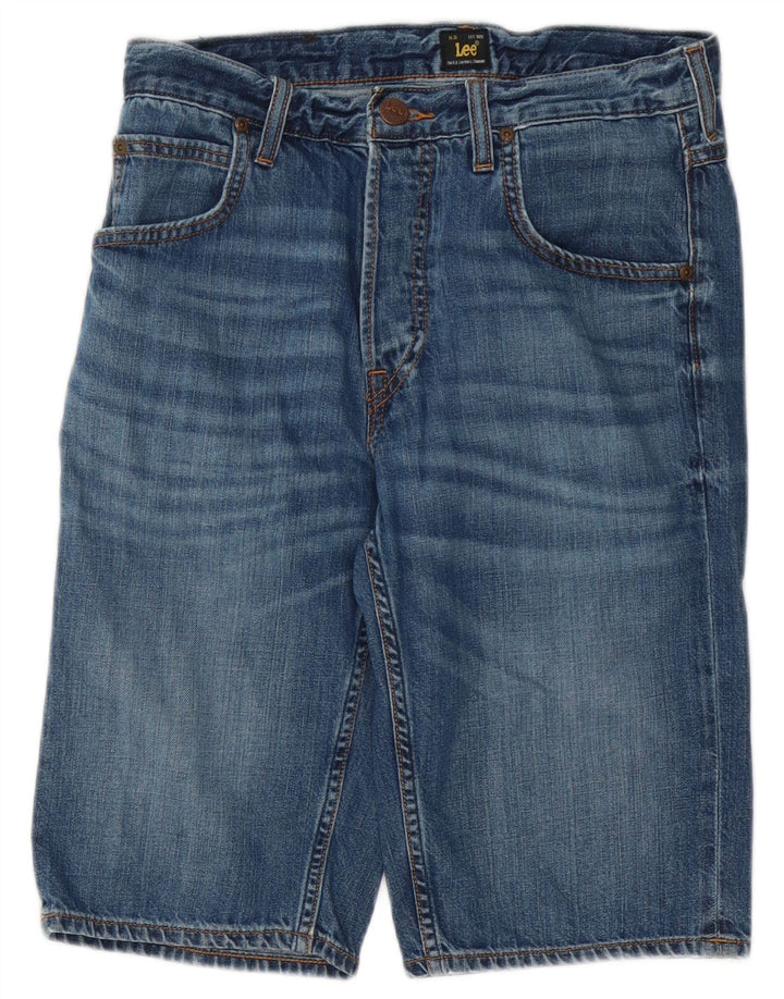 Lee Herren 5-Pocket-Short-Denim-Shorts W28 Small Blaue Baumwolle