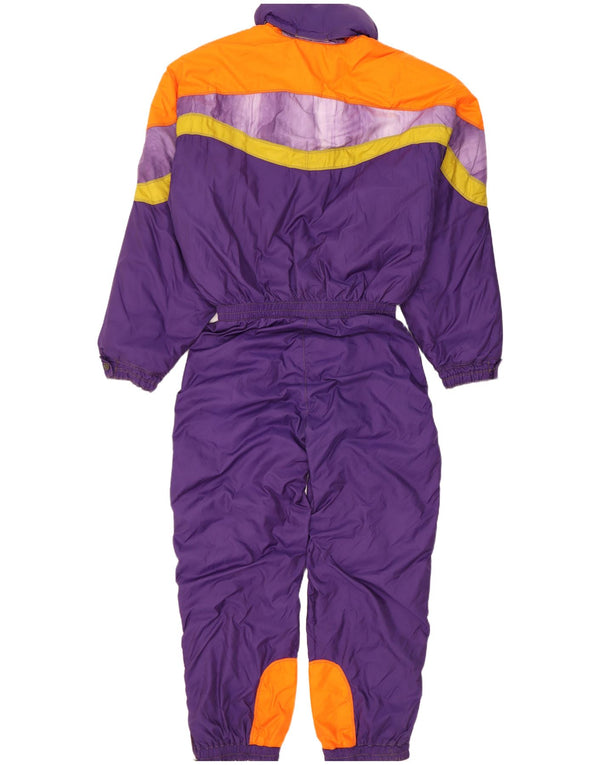 Ellesse Herren-Skioverall mit Kapuze, EU 50, Größe L, Lila, Farbblock