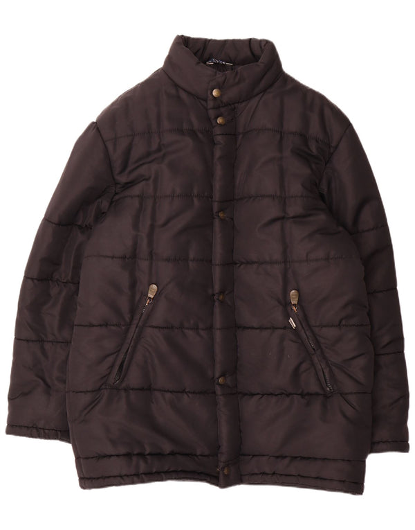 Levi's Herren Wattierte Jacke UK 38 Medium Schwarz Polyester