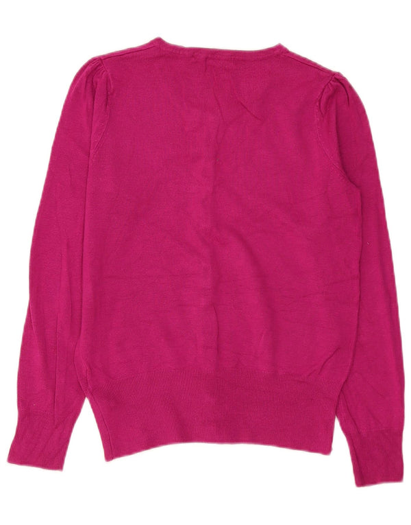 Marks & Spencer Damen-Cardigan-Pullover UK 8 Small Rosa Viskose