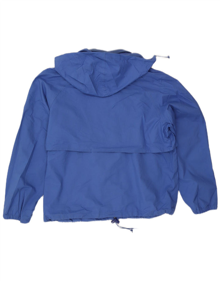 Eddie Bauer Herren-Regenjacke mit Kapuze, UK 40, Größe L, blau, Polyester
