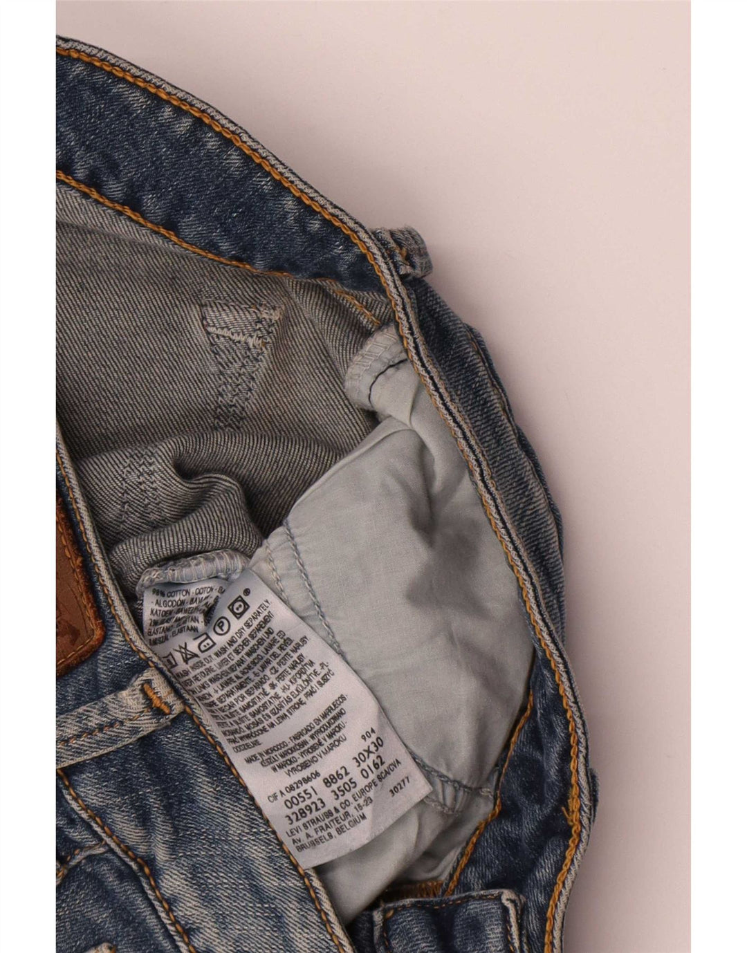 Levi's Schlagjeans für Damen, W30 L30, blaue Baumwolle