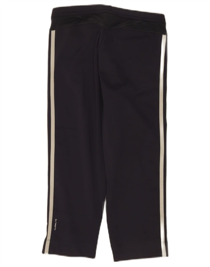 Adidas Damen Climalite Capri Leggings UK 12 Medium W30 Marineblau
