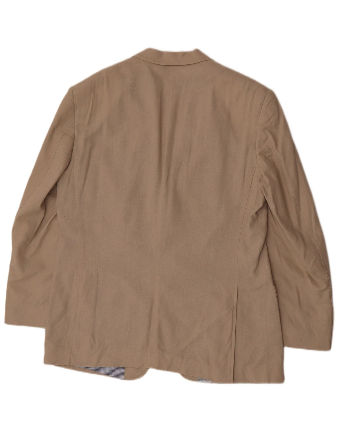 Marks & Spencer Herren-Blazer mit 2 Knöpfen, Gr. 42, Größe L, Beige, Leinen