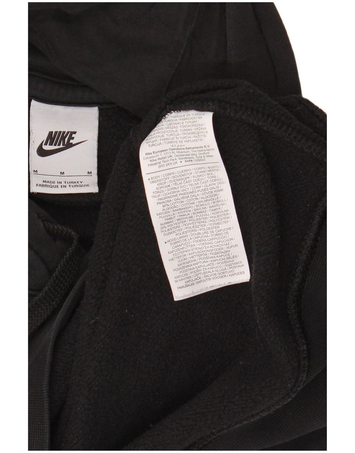Nike Herren-Hoodie-Pullover aus mittelschwarzer Baumwolle