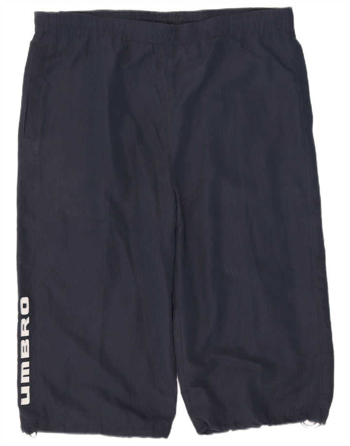 Umbro Herren Graphic Bermuda Sport Shorts XL Marineblau Polyester
