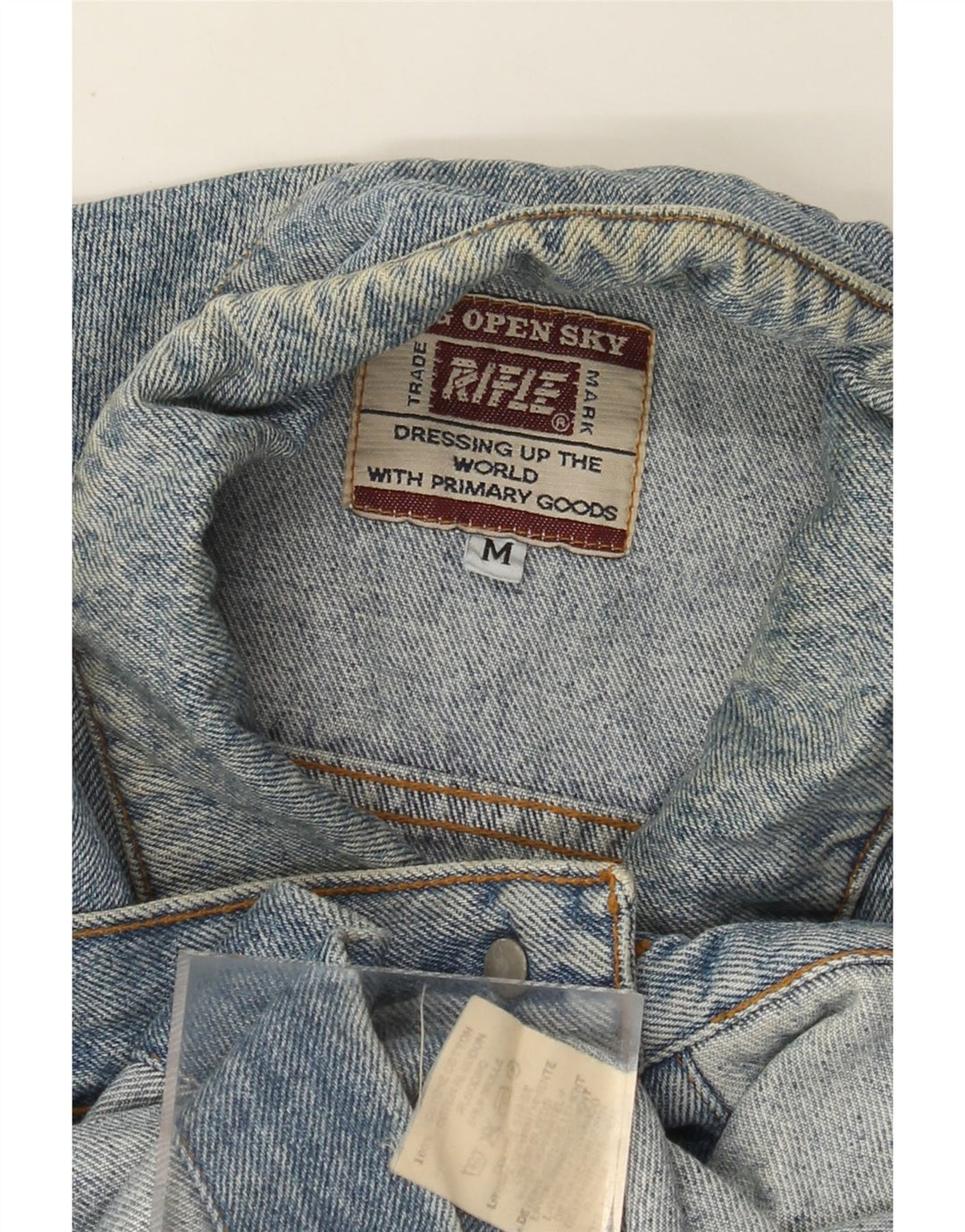Rifle Herren Jeansjacke UK 38 Mittelblaue Baumwolle