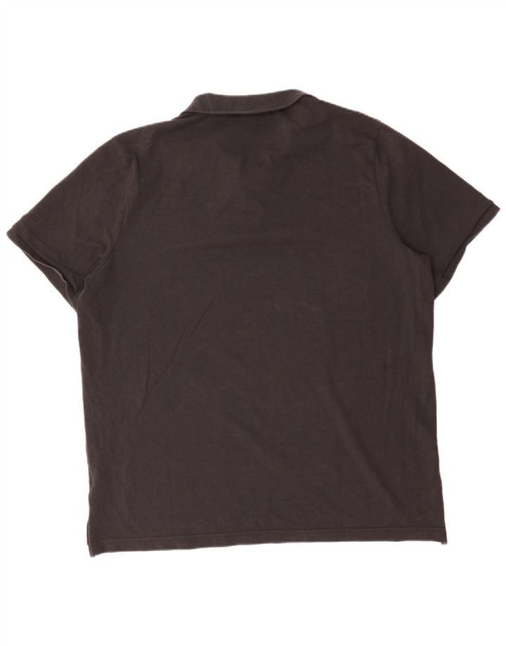 Nike Herren Poloshirt 2XL Schwarz Baumwolle