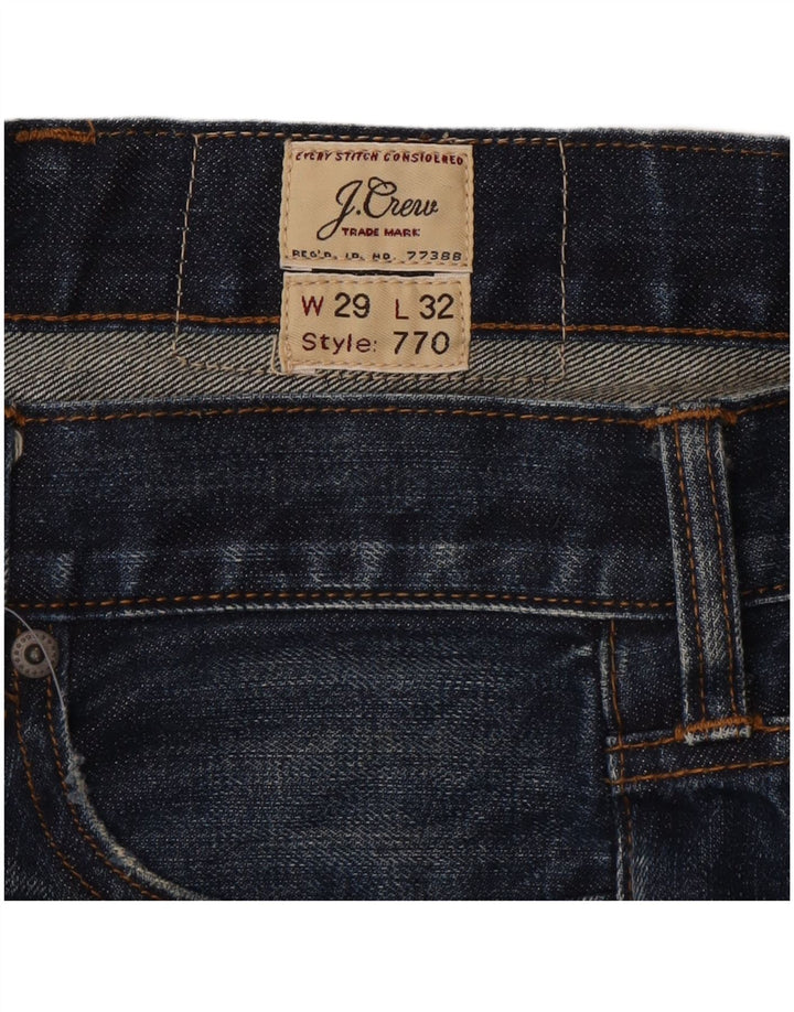 J. Crew Herren 770 Straight Jeans W29 L32 Marineblau Baumwolle