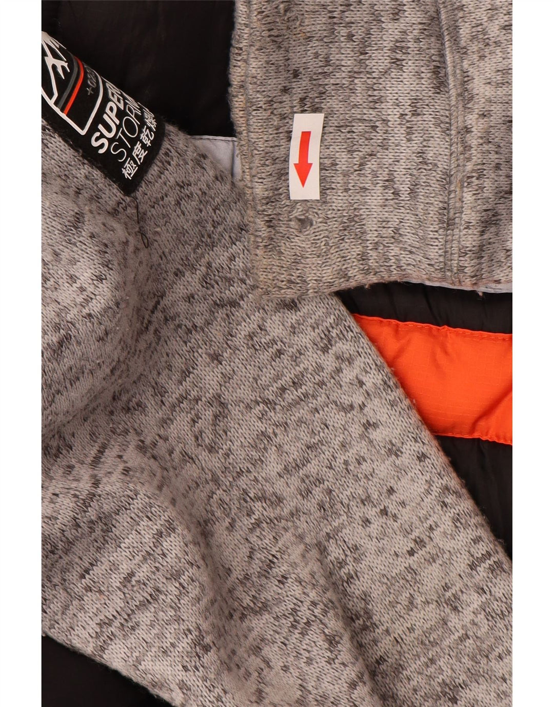 Superdry Herren-Windbreakerjacke mit Kapuze, UK 38, Mittelschwarz, Polyester