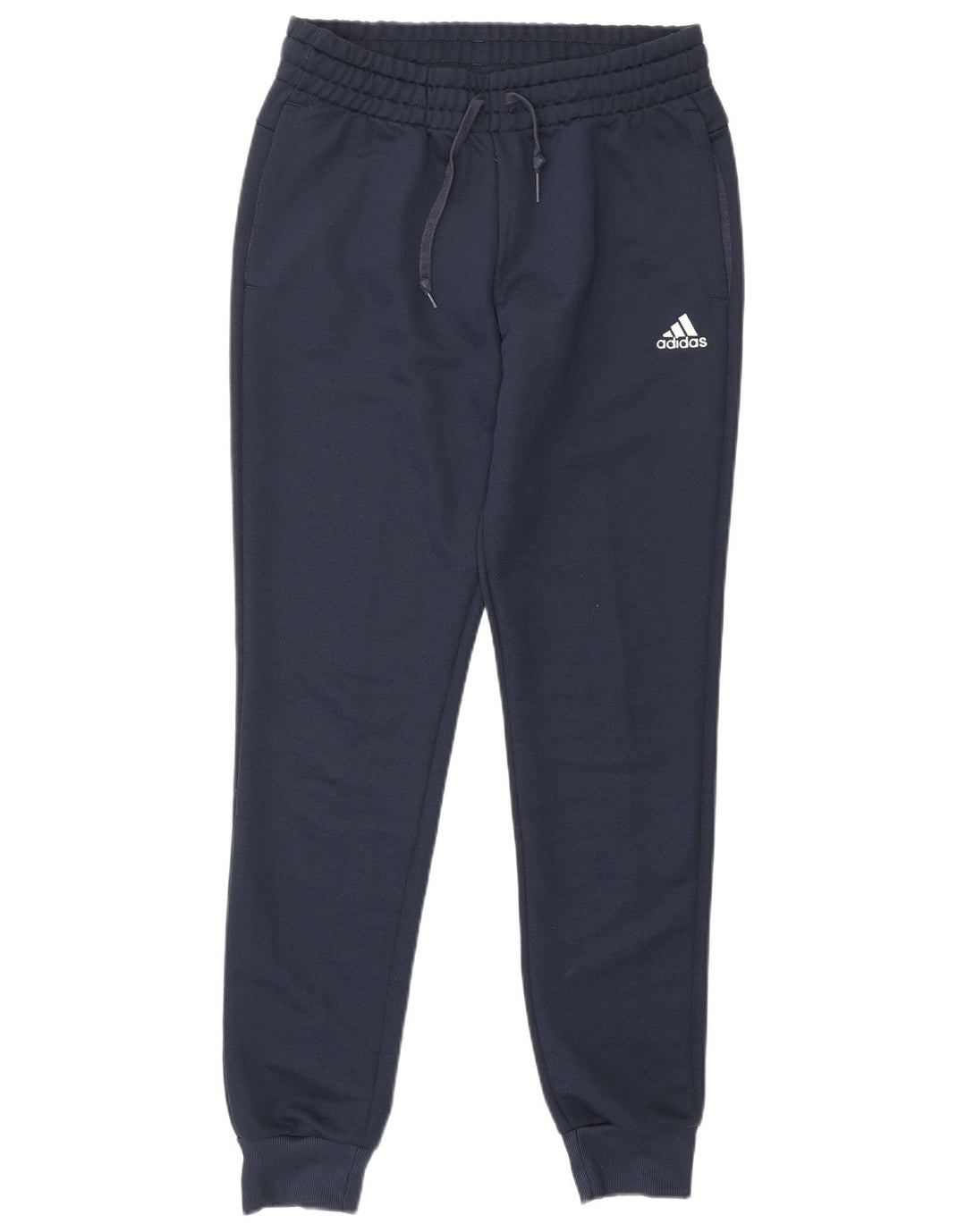 Adidas Damen Trainingshose Jogger UK 8/10 Small Marineblau Polyester