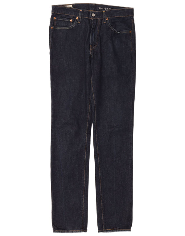 Levi's Mens 511 Slim Jeans W32 L34 Navy Blue Cotton