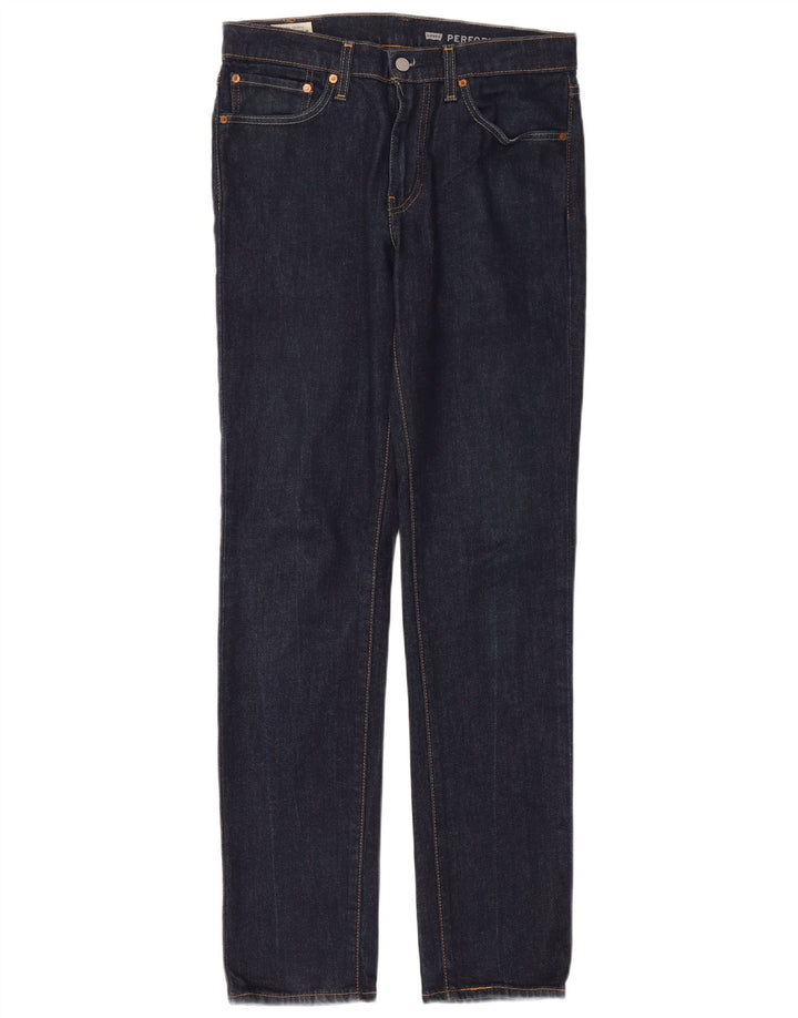 Levi's Herren 511 Slim Jeans W32 L34 Marineblaue Baumwolle