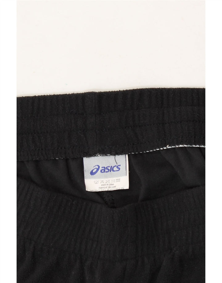 ASICS Womens Fleece Tracksuit Trousers UK 18 XL  Black Polyester Vintage Asics and Second-Hand Asics from Messina Hembry 