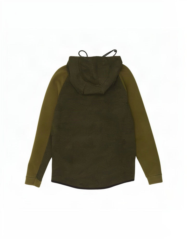 Nike Herren-Kapuzenpullover mit Reißverschluss, mittlere Khaki-Tarnung, Baumwolle