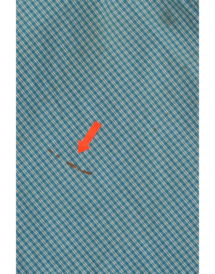 Ariat Herren-Kurzarmhemd, großes blaues Gingham-Muster