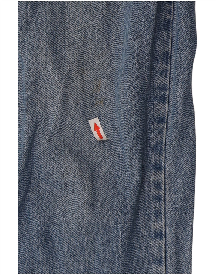 Levi's Herren 516 Straight Jeans W28 L34 Blaue Baumwolle