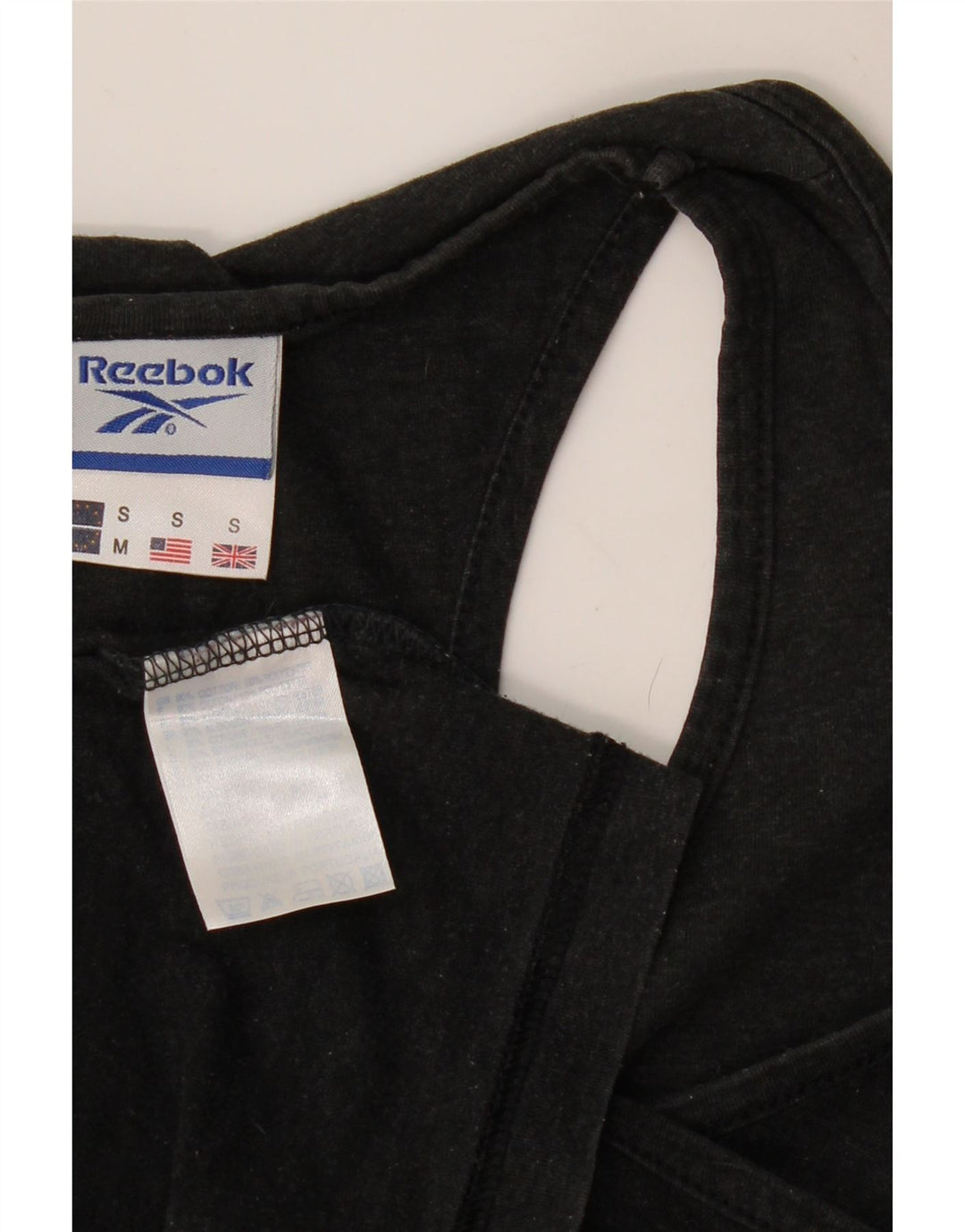 REEBOK Herren Weste Top Small Grau Baumwolle