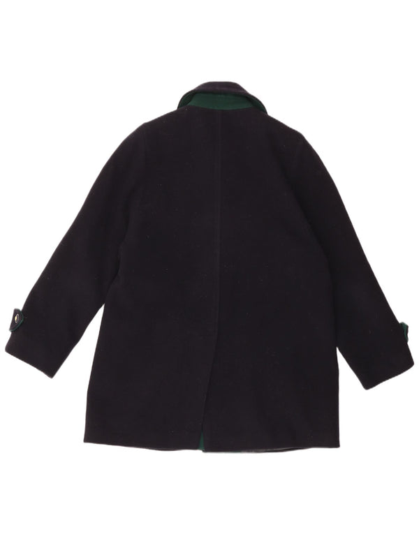 DORENE Damen Mantel UK 12 Mittelmarineblaue Wolle