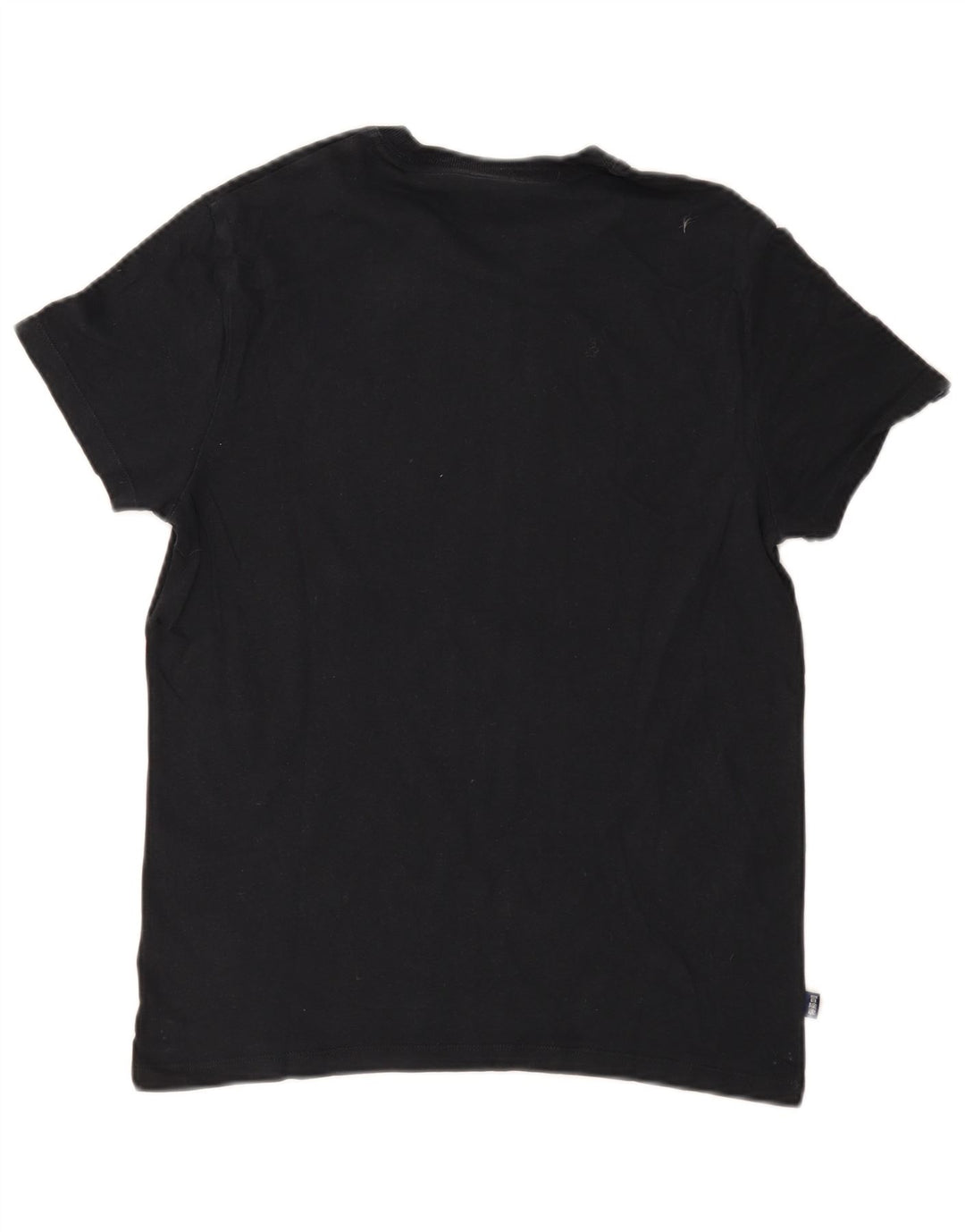 Superdry Herren T-Shirt-Oberteil aus mittelschwarzer Baumwolle