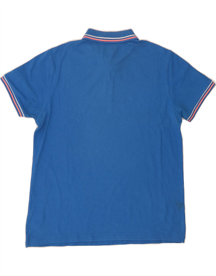 LOTTO Mens Polo Shirt XL Blue Vintage Lotto and Second-Hand Lotto from Messina Hembry 