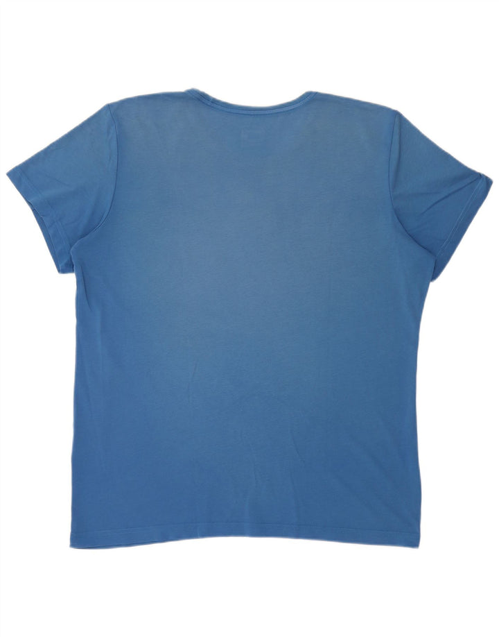 Adidas Herren Climalite Graphic T-Shirt Top XL Blau