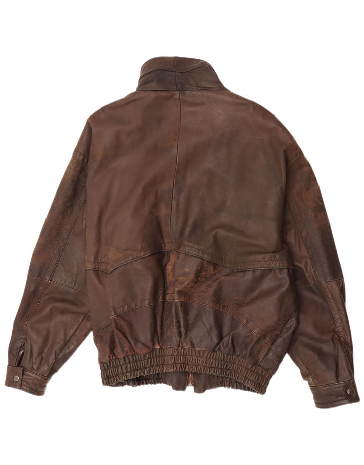 Vintage Herren Lederjacke UK 42 XL Braun