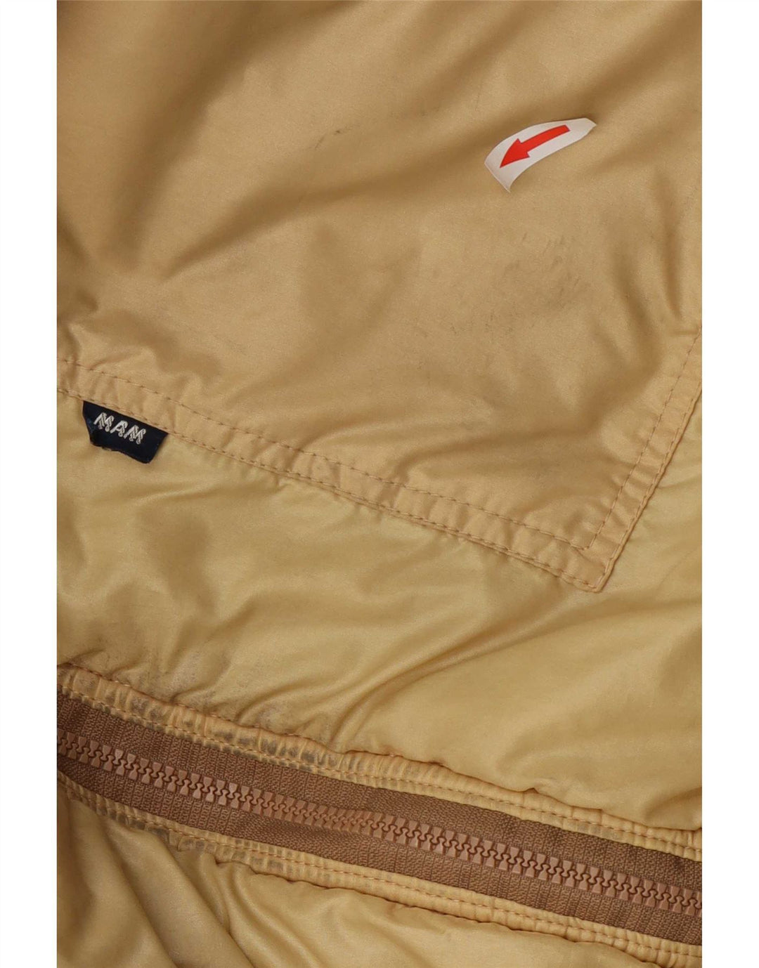 Vintage Herren Wende-Bomberjacke UK 36 Small Beige