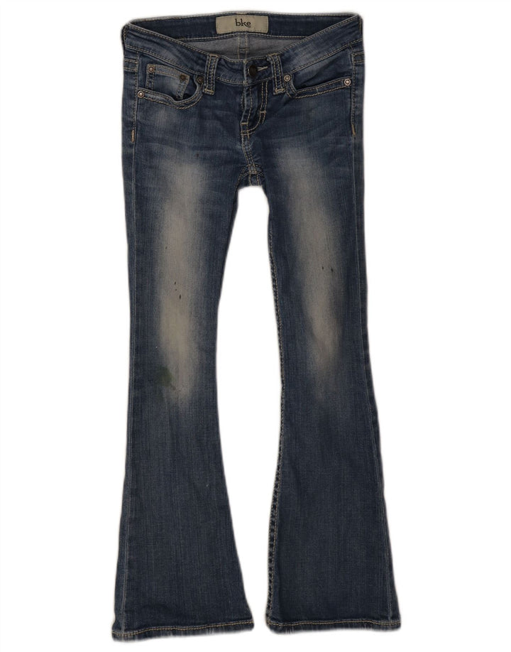 BKE Distressed-Schlagjeans für Mädchen, 9–10 Jahre, W24, L25, Blau