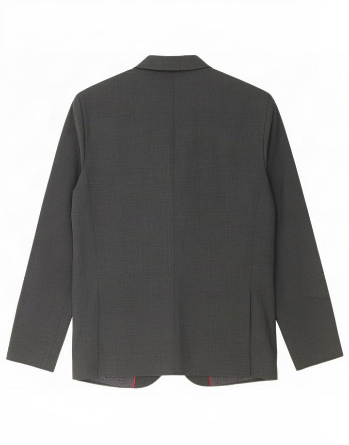 Marks & Spencer Herren-Blazer mit 2 Knöpfen, UK 42, große graue Wolle