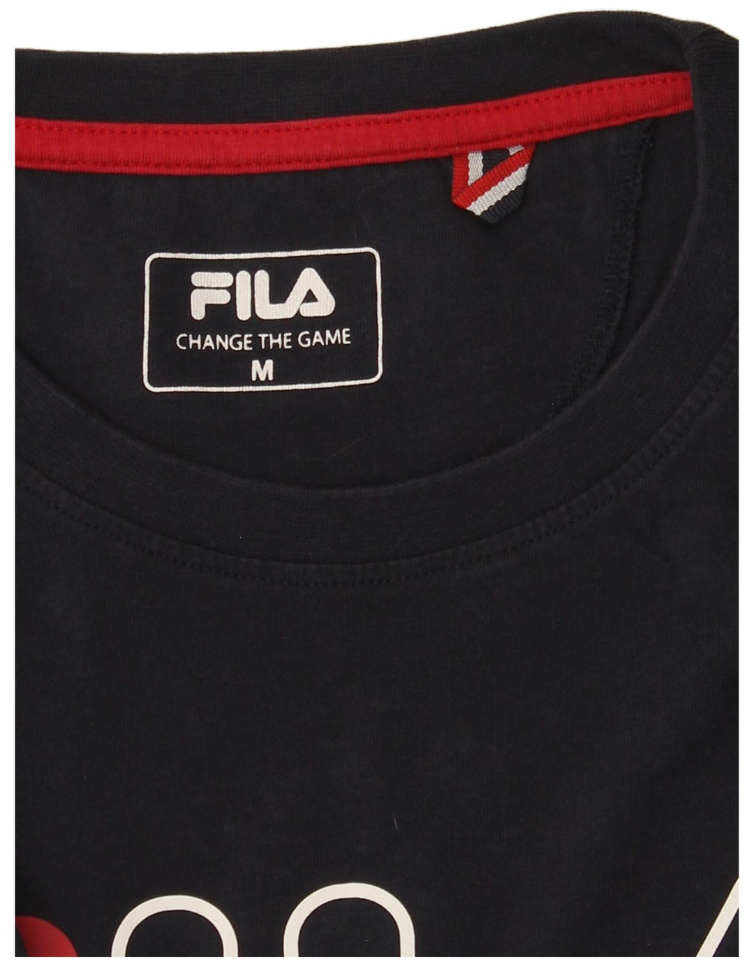 Fila Herren T-Shirt mit Grafik, mittelgroß, Marineblau