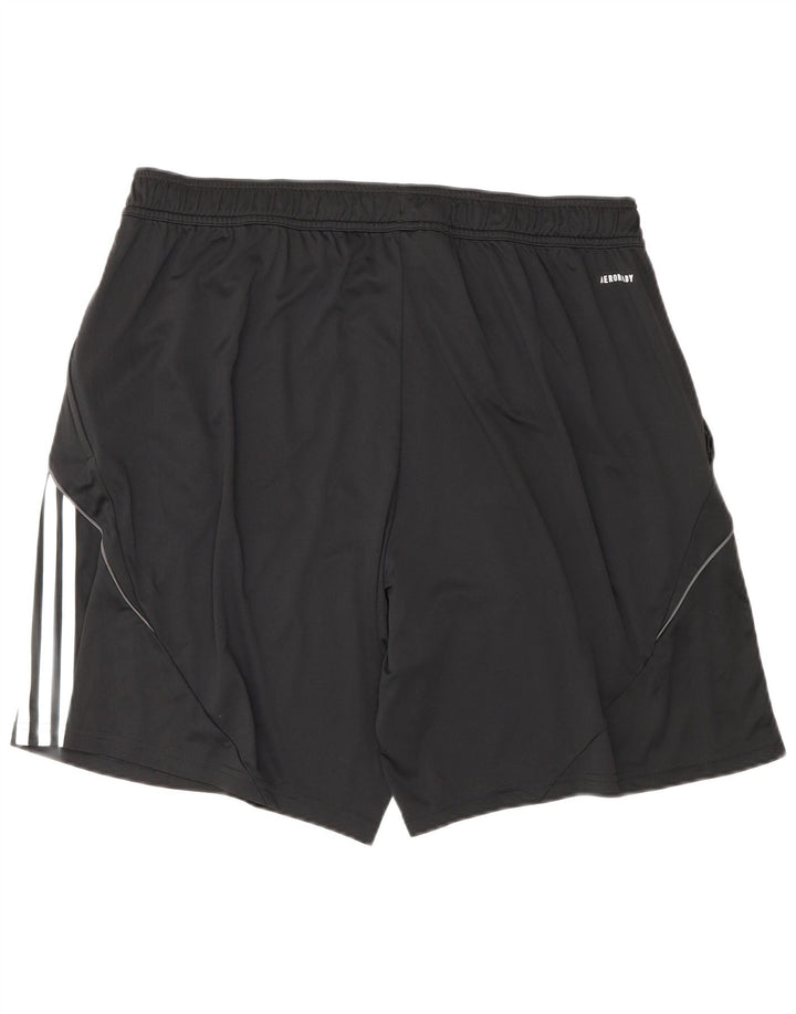 Adidas Herren Regular Fit Sportshorts 2XL Schwarz Polyester