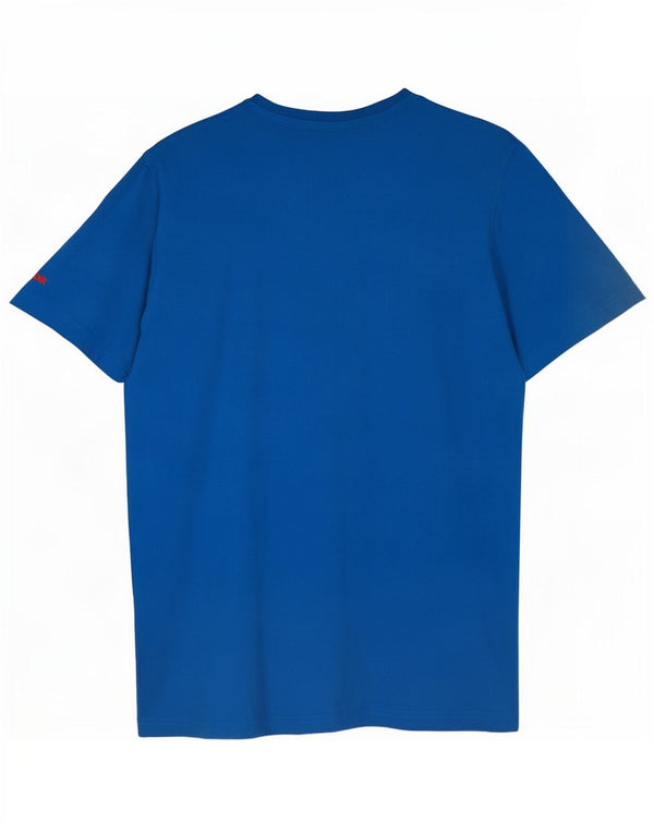 Reebok Herren Grafik T-Shirt Top XL Blau Baumwolle