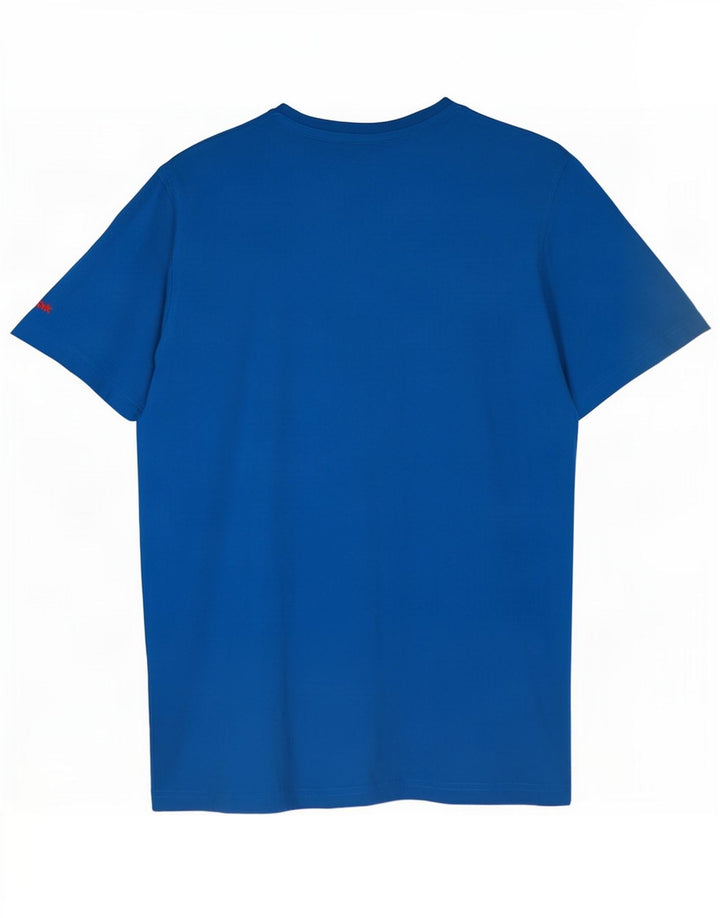 Reebok Herren Grafik T-Shirt Top XL Blau Baumwolle