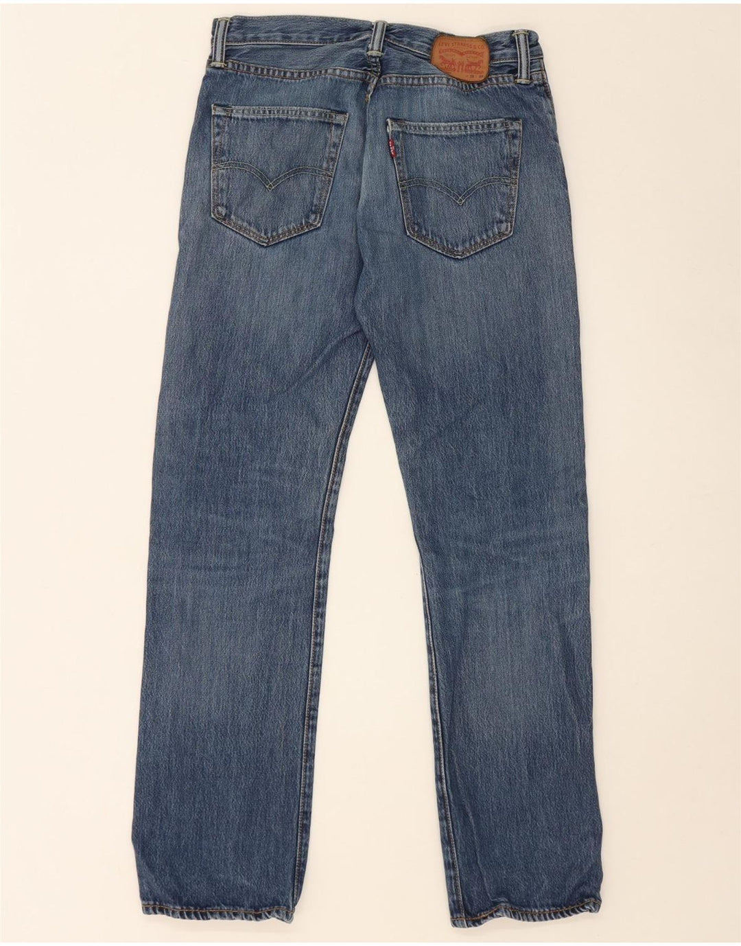 Levi's Herren 501 Straight Jeans W29 L30 Blaue Baumwolle