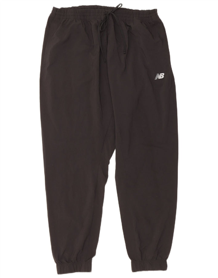 New Balance Herren-Trainingshose, Jogginghose, XL, Schwarz, Polyester
