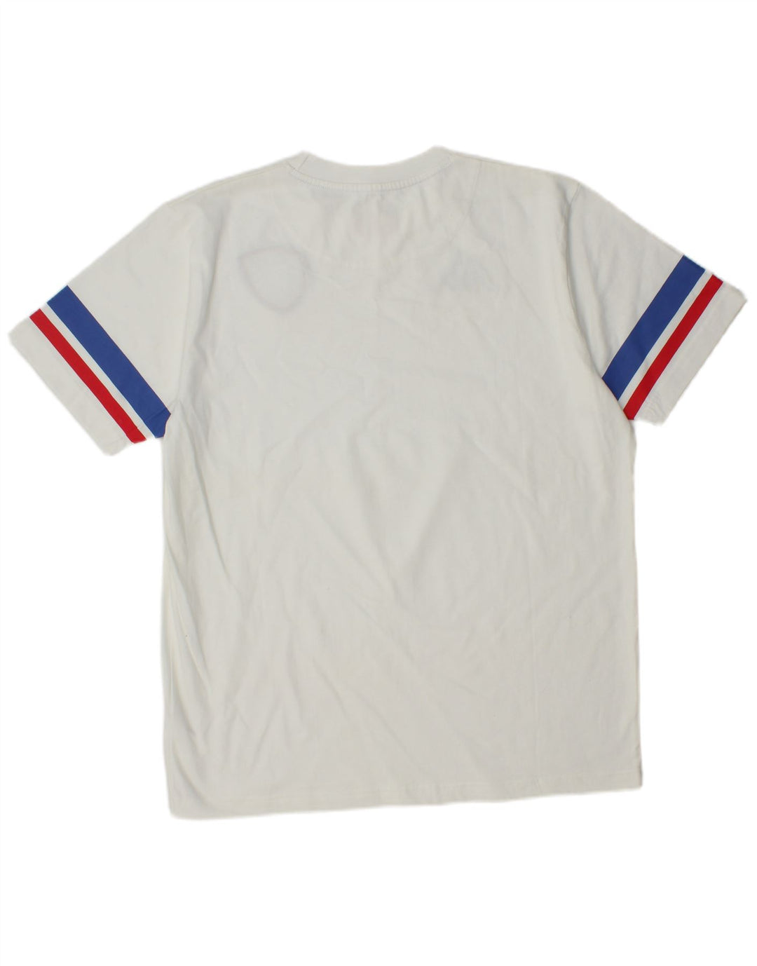 Kappa Herren T-Shirt Top Large Weiß Colourblock Baumwolle